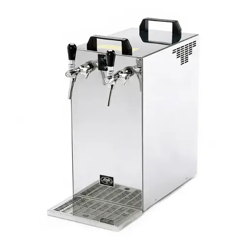 Kit tireuse à bière 2 becs avec compresseur air intégré (comp. 2 têtes de soutirage et tuyaux)